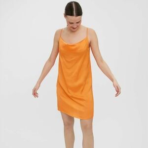 NWT Vero Moda Oli Orange Singlet Mini Dress Medium